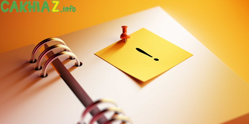 Những lưu ý quan trọng Những lưu ý quan trọng