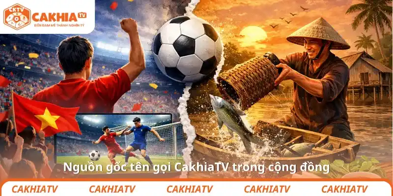 Nguồn gốc t&ecirc;n gọi CakhiaTV trong cộng đồng